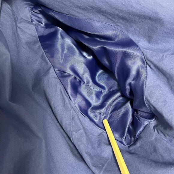 Danier Suede Leather Moto Jacket Womens M Purple Asymmetrical Full Zip - Picture 16 of 16